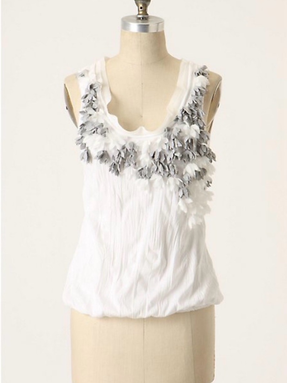 ANTHROPOLOGIE Shabby lazer cut Tank Top